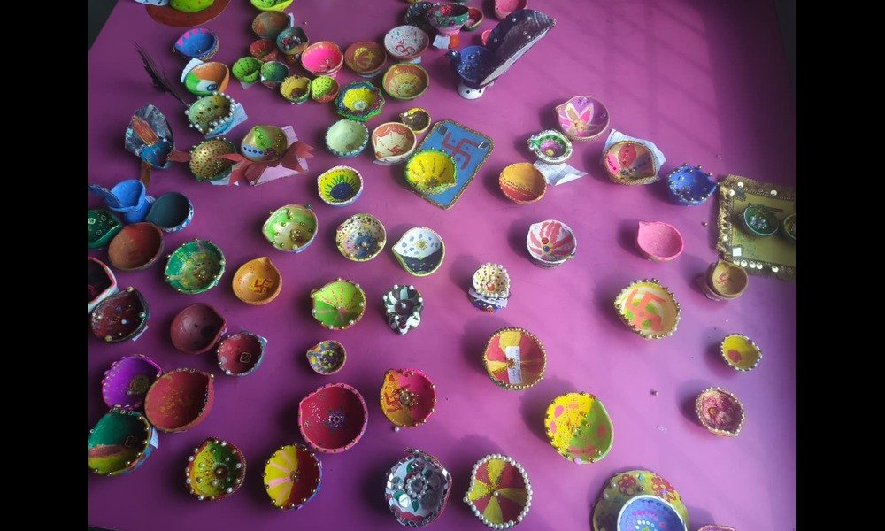 DIYA DECORATION COMPETITION 2025 - Image 2 | RPM World School Hajipur Vaishali